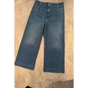 Maeve The Colette Women's Cropped Denim Stretch Jean Size 32